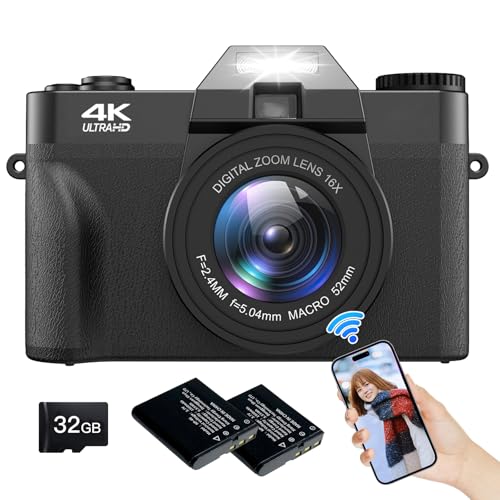 楽天市場】【2025年最強6K録画】 デジタルカメラ 8400万画素デジカメ