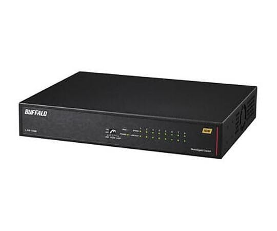 BUFFALO 10Gbps相応う 8界面 スイッチングこしき LXW-10G8 [黒いこと]