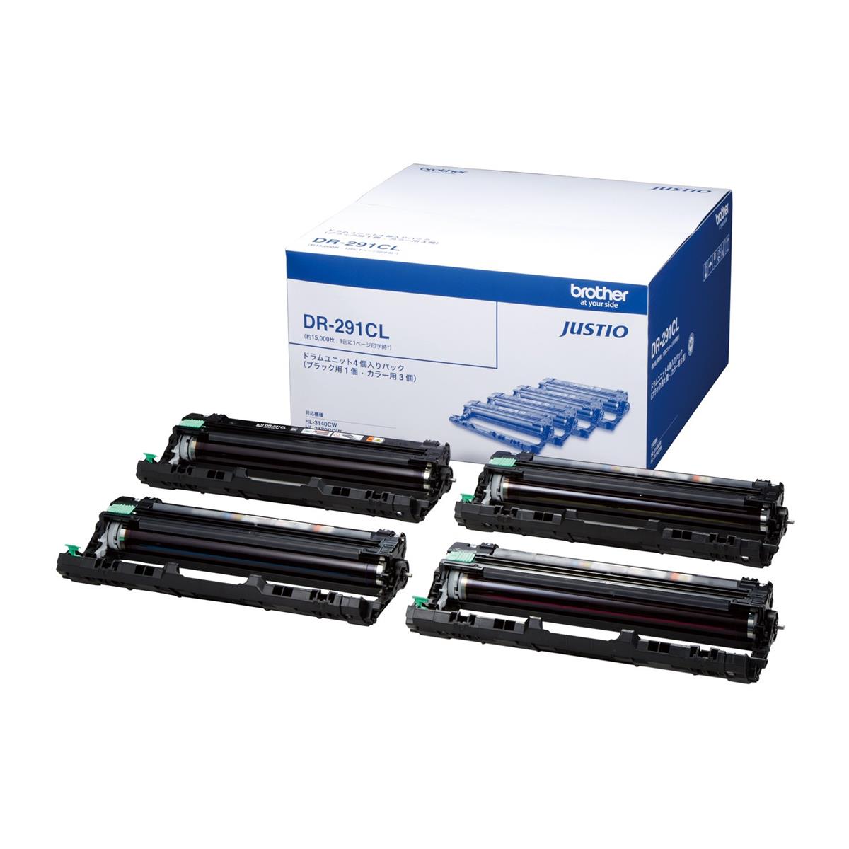ブラザー工業 【brother純然たる】膜鳴楽器社会的単位 DR-291CL 相応う型番:HL-3170CDW、HL-3140CW、DCP-9020CDW、MFC-9340CDW 他