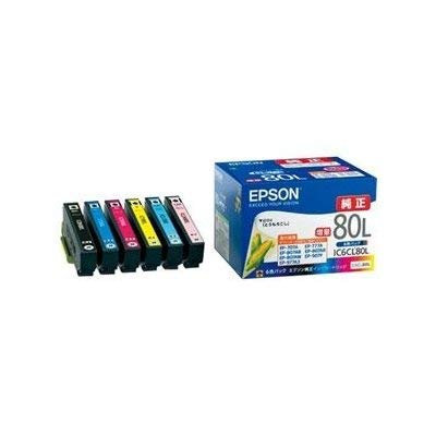 エプソン インクカートリッジ IC6CL80L 6色パック ds-2167757 7,276円