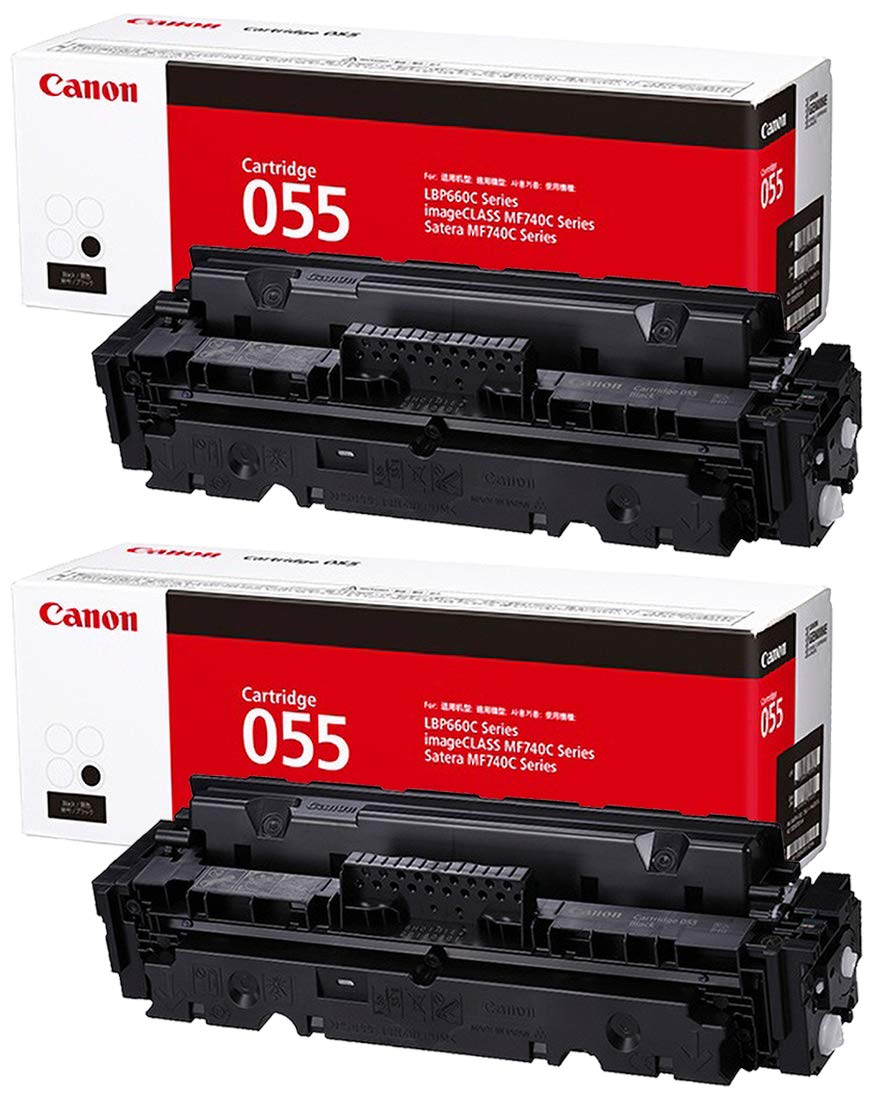 CANON 純正品 トナーカートリッジ055 ブラック CRG-055BLK 2本セット