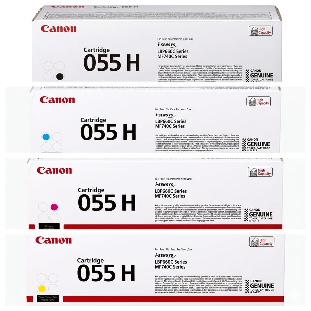 【純正品】CANON トナーカートリッジ055H 4色セット (CRG-055H BK/C/M/Y)