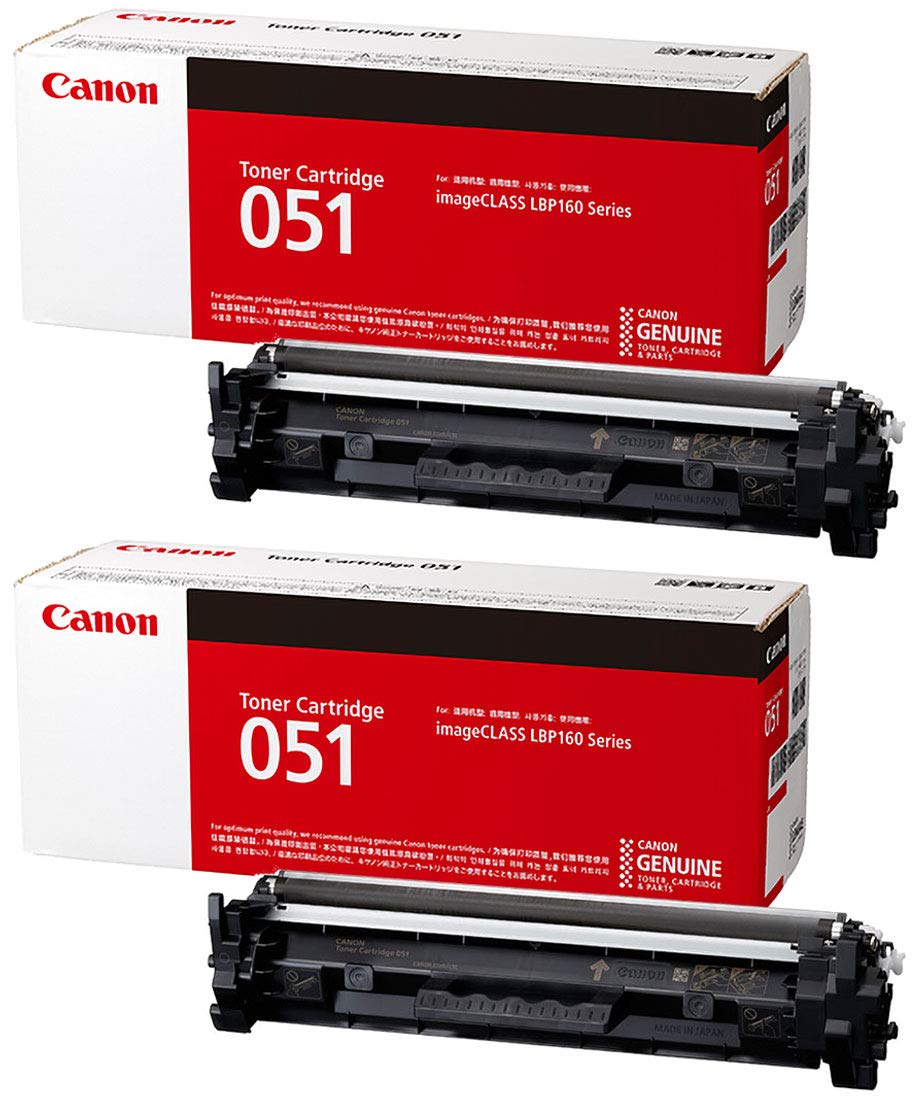 CANON CRG-051 トナーカートリッジ051 完全無欠 2本仕かける パソコン・周辺機器-トナー