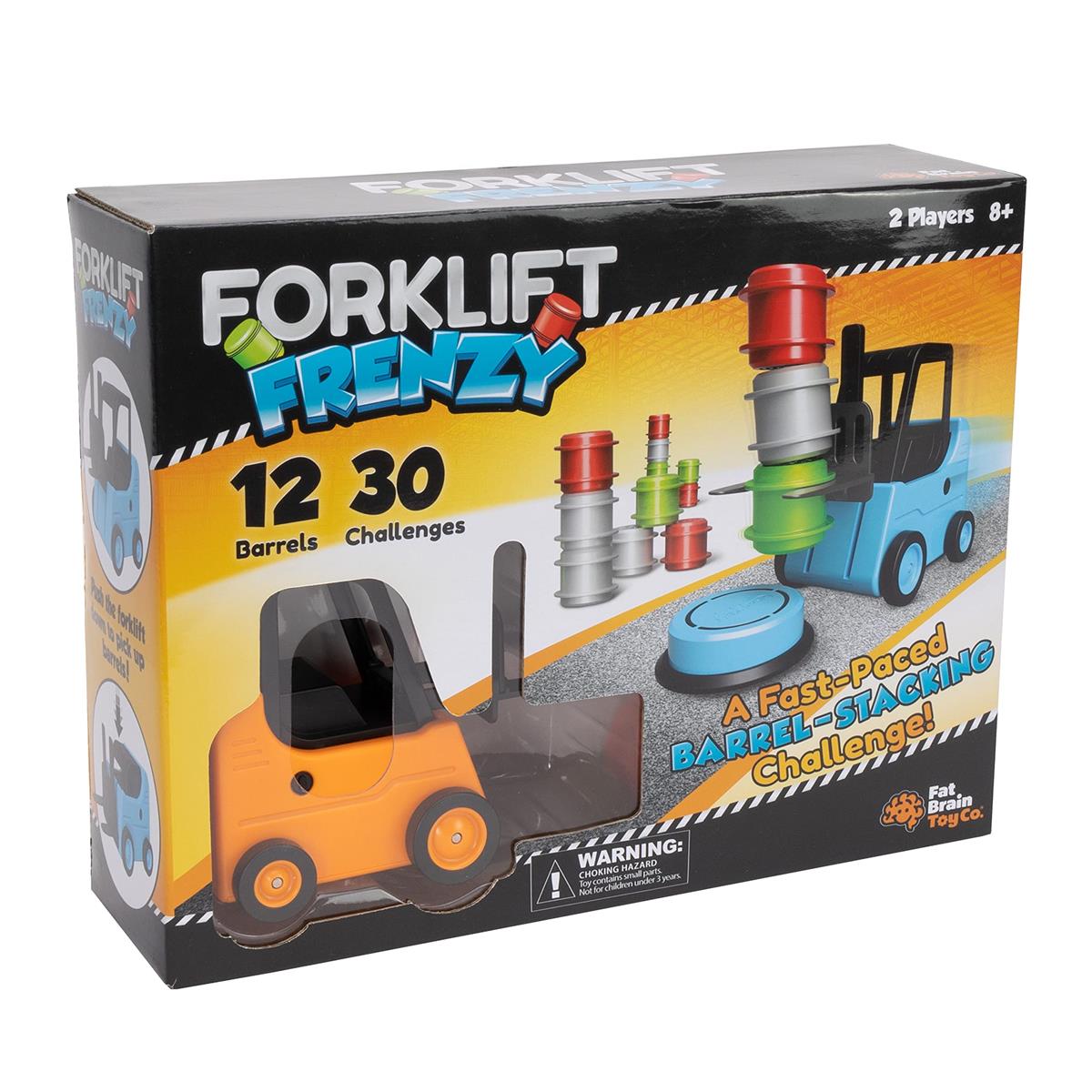 Fat Brain Toys 動き力くらべ 積んで運んで GO!GO!フォークリフト FA347-1 定め事品