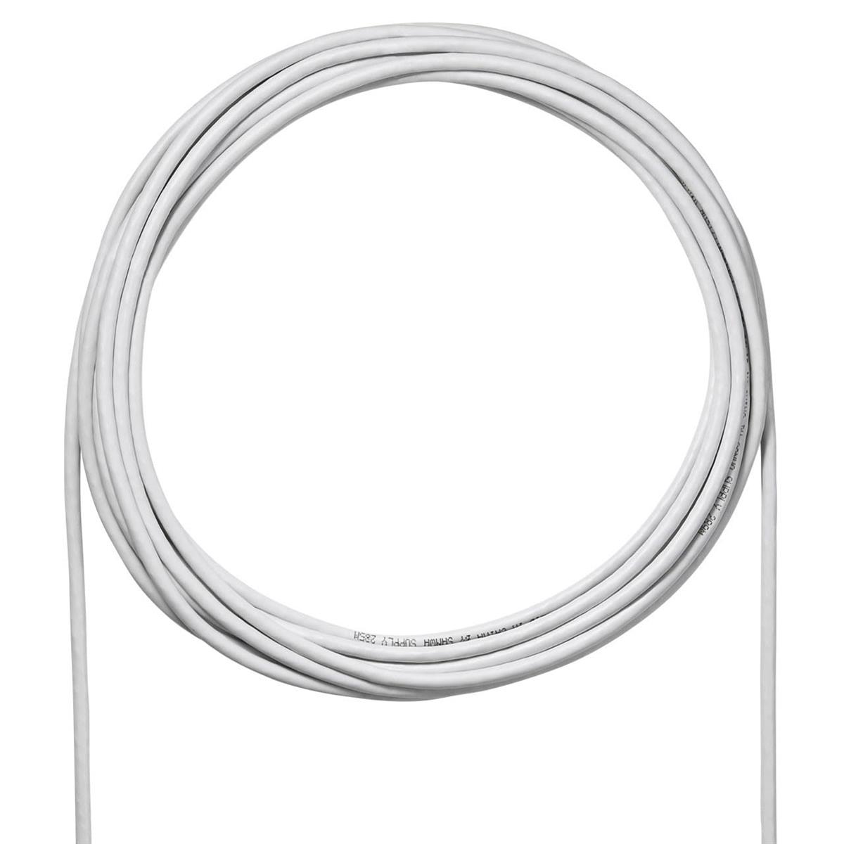 サンワサプライ CAT6A ローカルエリアネットワーク有線テレビのみ 自作用UTP単線有線テレビ (100m) 10Gbps/500MHz RJ45 白いこと KB-T6A-CB100W