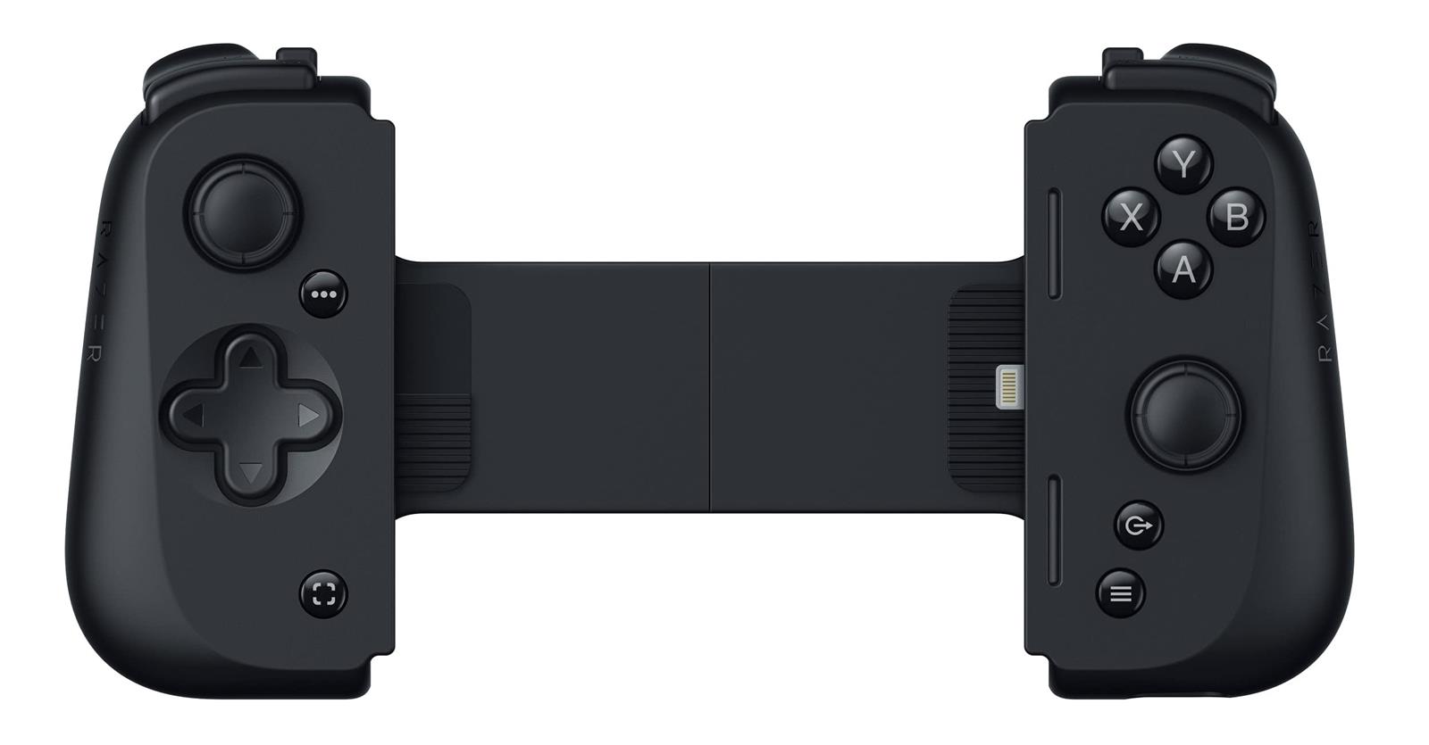 Razer レイザー Kishi V2 for iPhone モバイルゲーミングコントローラー Lightning接続 コンソールレベルのコントロール しっかりフィットする伸縮式ブリッジ 超低レイテンシー パススルー充電でゲームをしながらスマートフォンの充電可能 快適なグリップ Nexusアプリ キシブ|Level-H