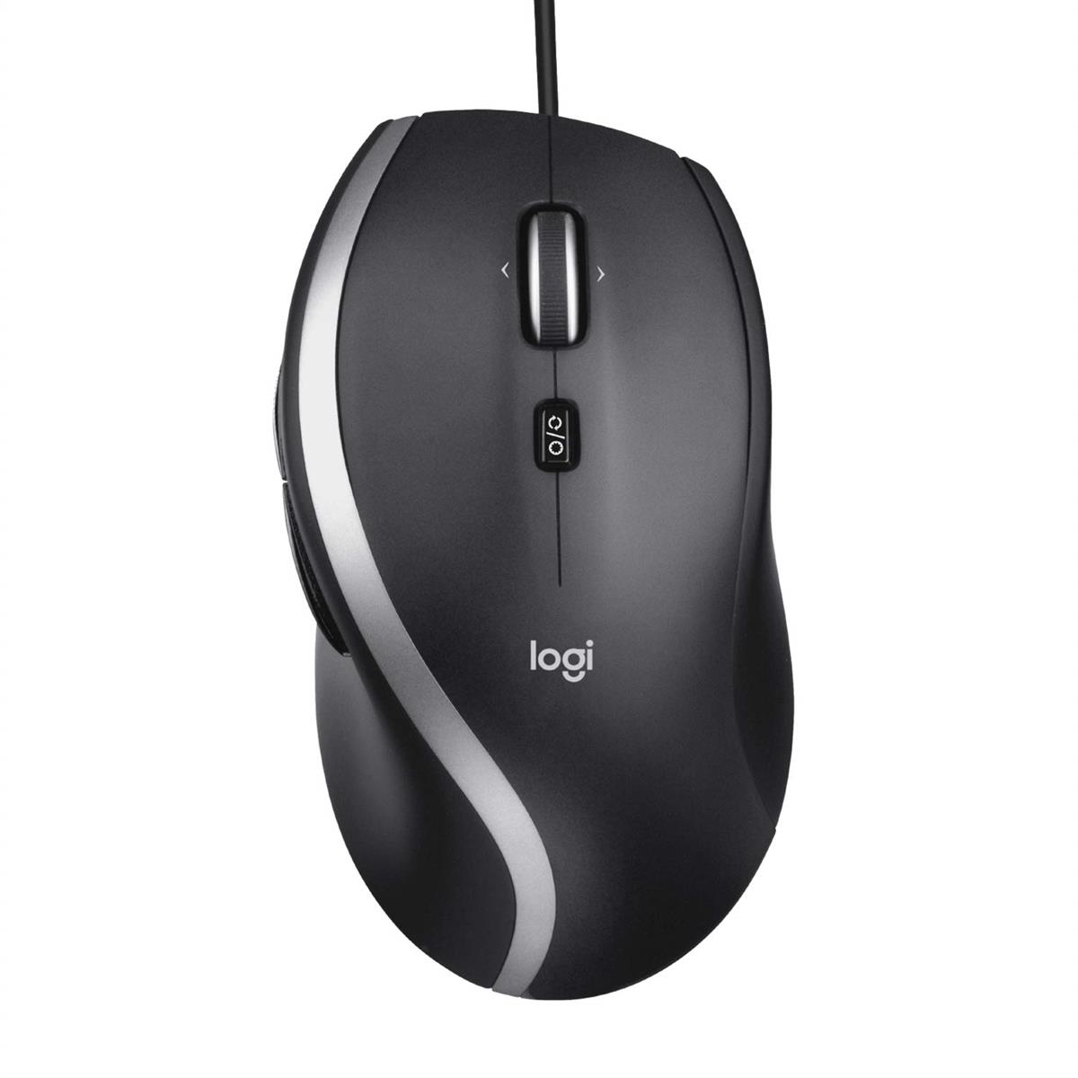 ロジクール 有線 二十日鼠 M500s 高速道路スクロール車輪 7名取り草 USB 黒いこと 有線二十日鼠 4000dpi M500 windows mac chrome 国内定め事品