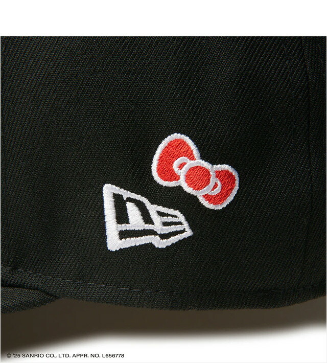 ニューエラ) NEWERA 59FIFTY HELLO KITTY キャップ ブラック