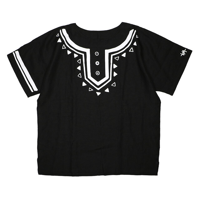 (アノッタ) AnotA×ViiDA DASHIKI (SS:TEE)(COLOR:BLK)(※(アノッタ) AnotA×ViiDAコラボモデル) プルオーバー 半袖 カットソー 国内置き目品