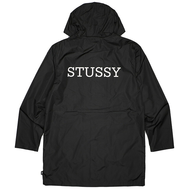 80s 後期 STUSSY 黒タグ USA製 ナイロン フード コーチジャケット 激レア 80年代 フードコーチジャケット ステューシー stussy
