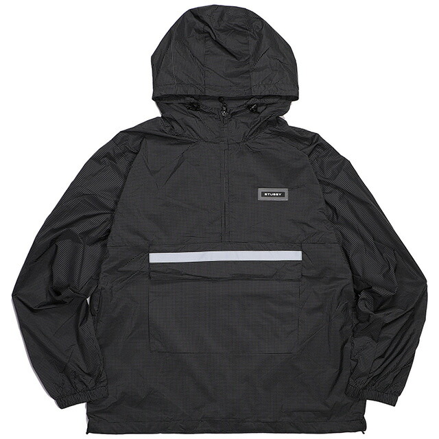 【楽天市場】(ステューシー) STUSSY CONTRAST RIPSTOP ANORAK (JACKET)(115403-BK) ジャケット