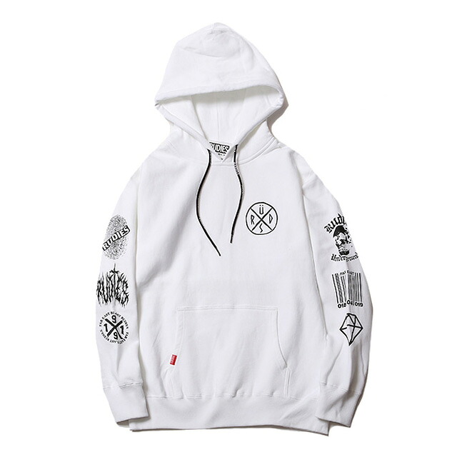 (ルーディーズ) RUDIE'S CONFUSE HOOD SWEAT (HOODED)(84647-WH) スウェット パーカー プルオーバー 国内正規品｜LEVEL6 8,625円