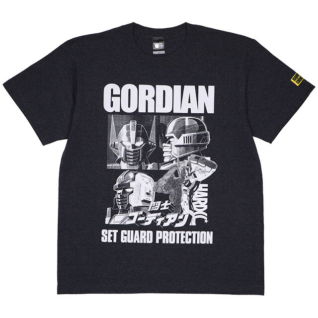 (ハードコアチョコレート) HARDCORE CHOCOLATE 闘士ゴーディアン (分身合体ダークヘザーネイビー)(SS:TEE)(T-2312EM-NV) Tシャツ 半袖 カットソー アニメ 漫画 マンガ タツノコプロ 国内正規品画像