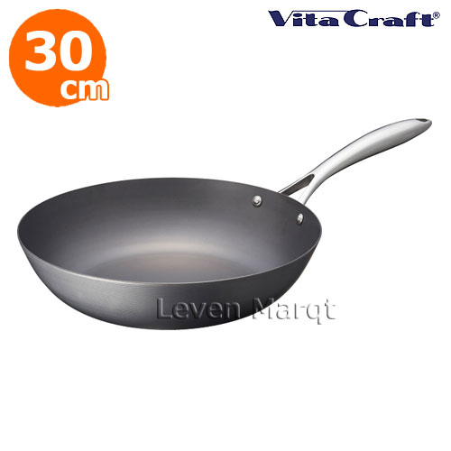 ビタクラフト Vita Craft スーパー鉄ウォックパン 30cm 【さびにくい/IH対応/こびりつきにくい】|リーベンマルクト店