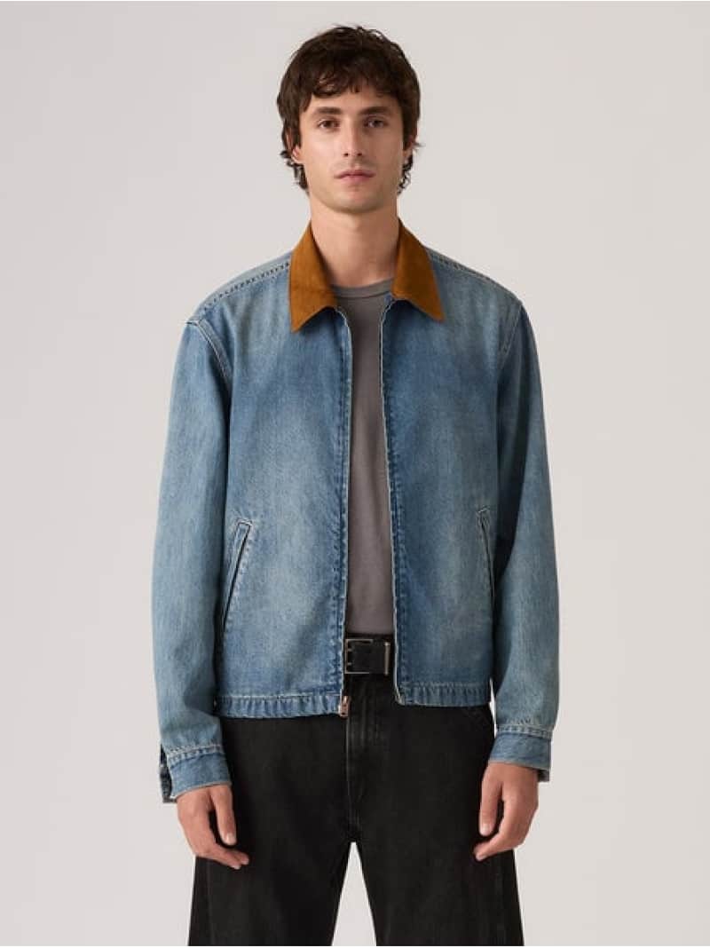 【SALE／15%OFF】CASTRO フルジップジャケット Levi's リーバイス ジャケット・アウター デニムジャケット ネイビー【RBA_E】【送料無料】[ Fashion]