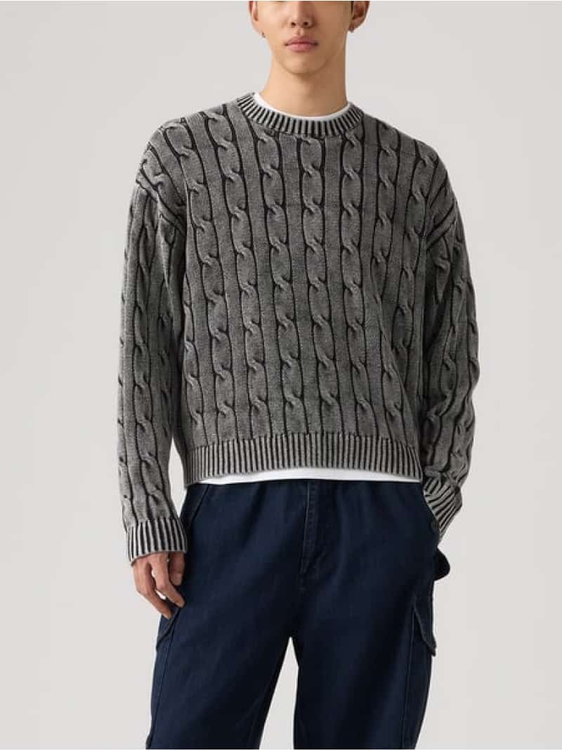 カーメルケーブルクルーセーター Levi's リーバイス トップス ニット【送料無料】[ Fashion]