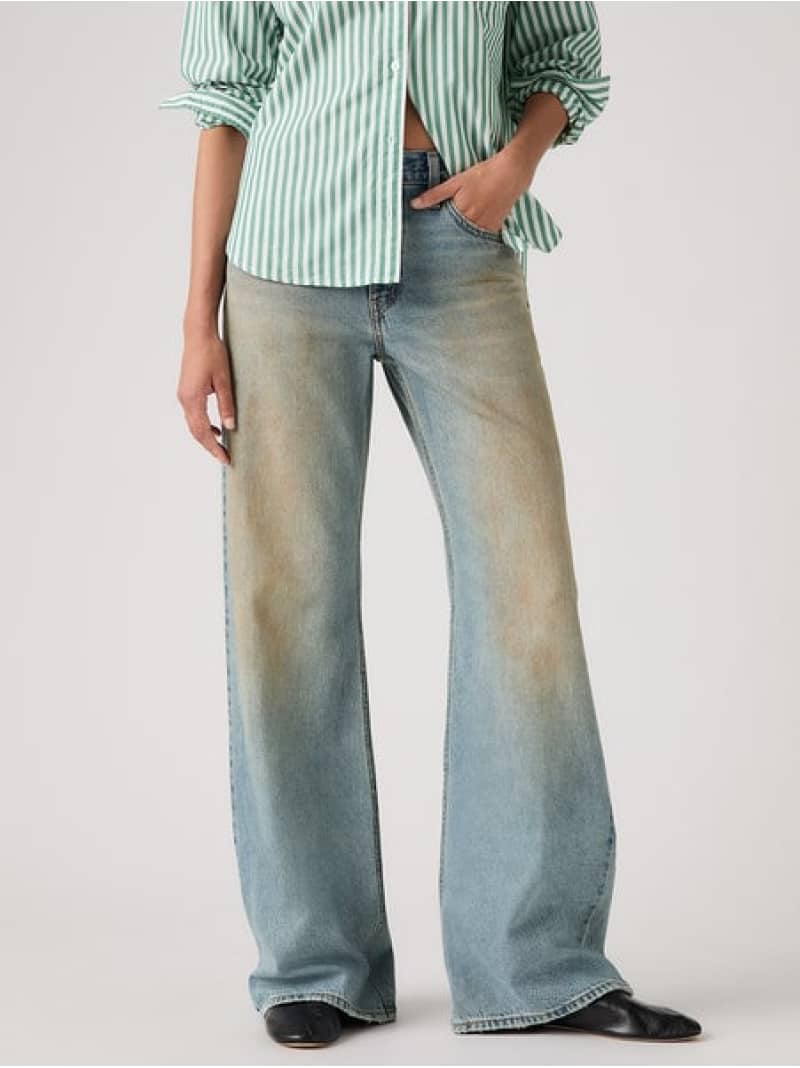 ROSE(さくら色)着付ける LOOSE BOOT デニム ライトインディゴ Levi\u0027s リーヴァイズジーンズ ズボン下 デニム・ジーンズズボン下 米国海軍【貨物輸送無料】[ Fashion]