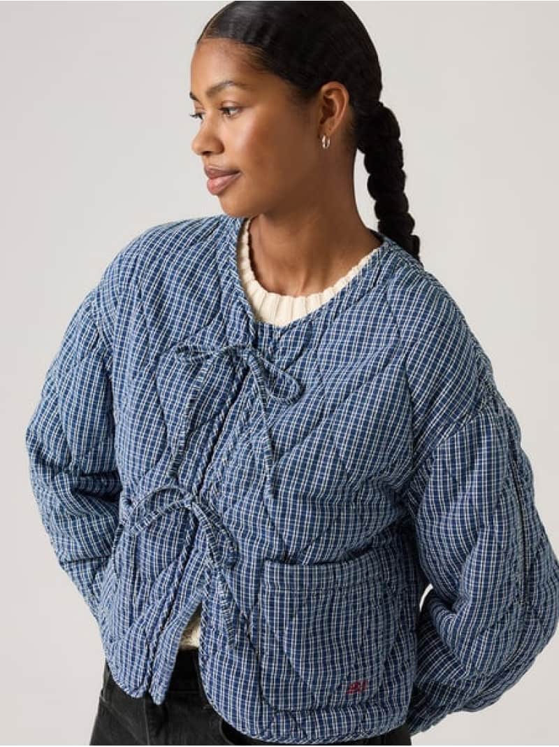 【SALE／23%OFF】Rue ライナージャケット Levi's リーバイス ジャケット・アウター その他のジャケット・アウター ネイビー【RBA_E】【送料無料】[ Fashion]