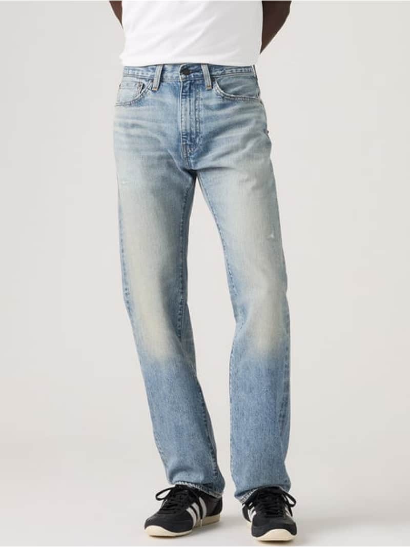 505(TM) レギュラー相応う デニム ライトインディゴ Levi\u0027s リーヴァイズジーンズ ズボン下 デニム・ジーンズズボン下 米国海軍【貨物輸送無料】[ Fashion]