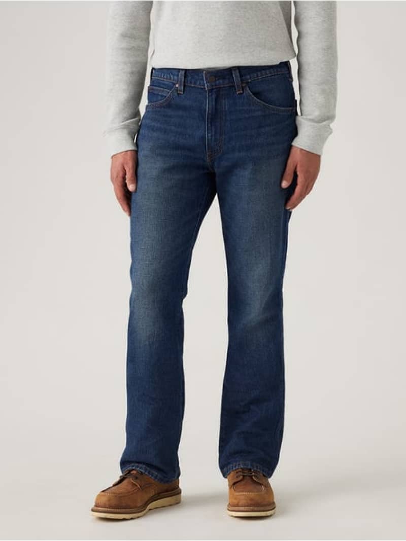 537(TM) ウエスタン ブーツ撥ねのける ミディアムインディゴ Levi\u0027s リーヴァイズジーンズ ズボン下 デニム・ジーンズズボン下 米国海軍【貨物輸送無料】[ Fashion]