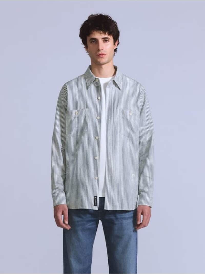 BLUETAB(TM) ワークシャツ Levi's リーバイス トップス シャツ・ブラウス ネイビー【送料無料】[ Fashion]
