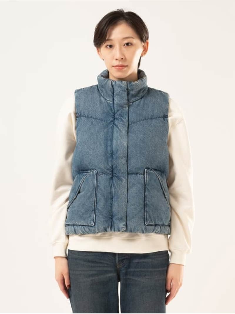 【SALE／50%OFF】ウエスタンバブルベスト Levi\u0027s リーヴァイズジーンズ トップス より良い・ジレ 黒いこと【RBA_E】【貨物輸送無料】[ Fashion]
