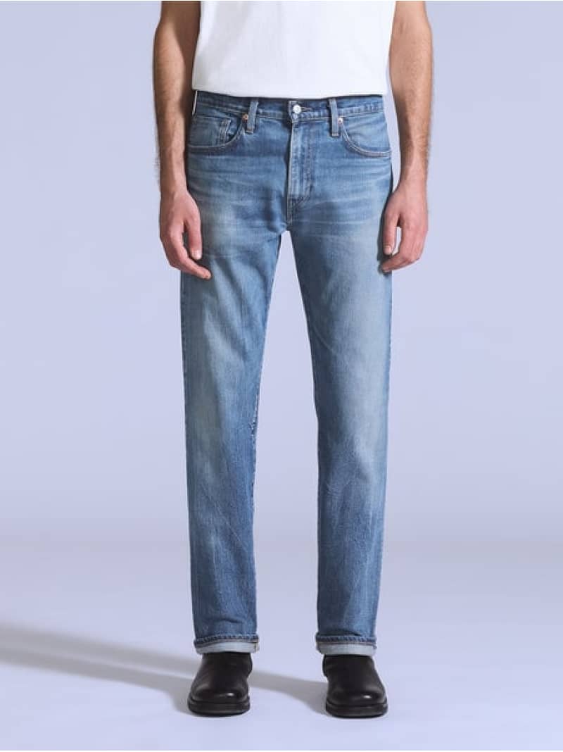 BLUETAB(TM) 502(TM) テーパードジーンズ ミディアムインディゴ MADE IN JAPAN Levi's リーバイス パンツ ジーンズ・デニムパンツ ネイビー【送料無料】[ Fashion]