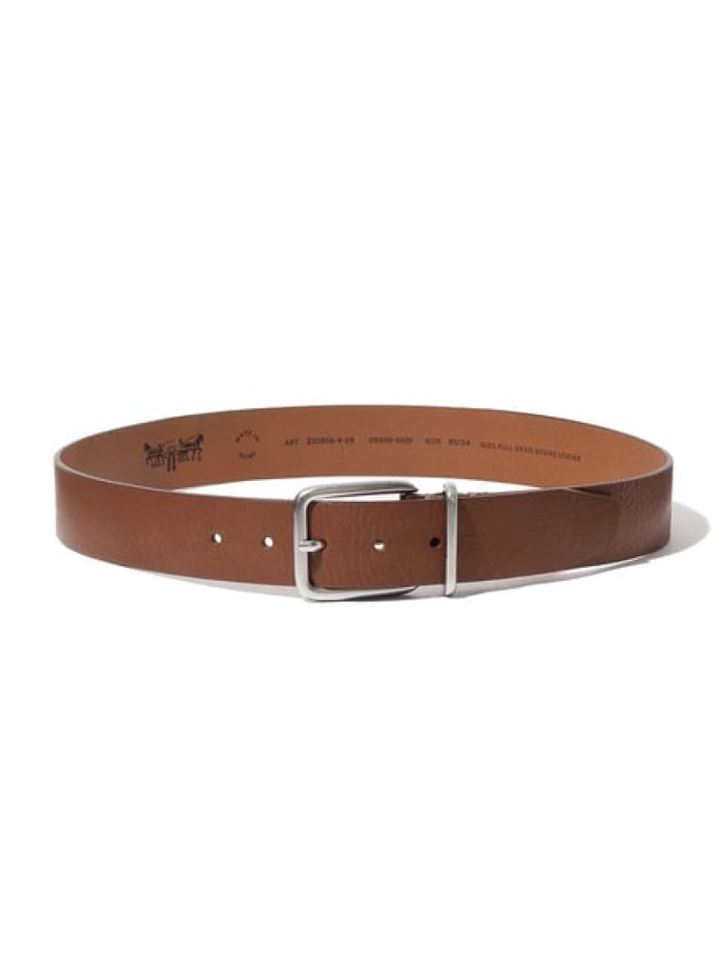 Levi's Heren Metal Two Horse Keeper Ov normale gesp riem, Regular Black, 110