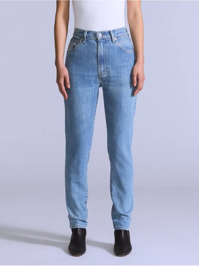 BLUETAB(TM) ハイライズスリムジーンズ ミディアムインディゴ MADE IN JAPAN Levi's リーバイス パンツ ジーンズ・デニムパンツ ネイビー【送料無料】[ Fashion]