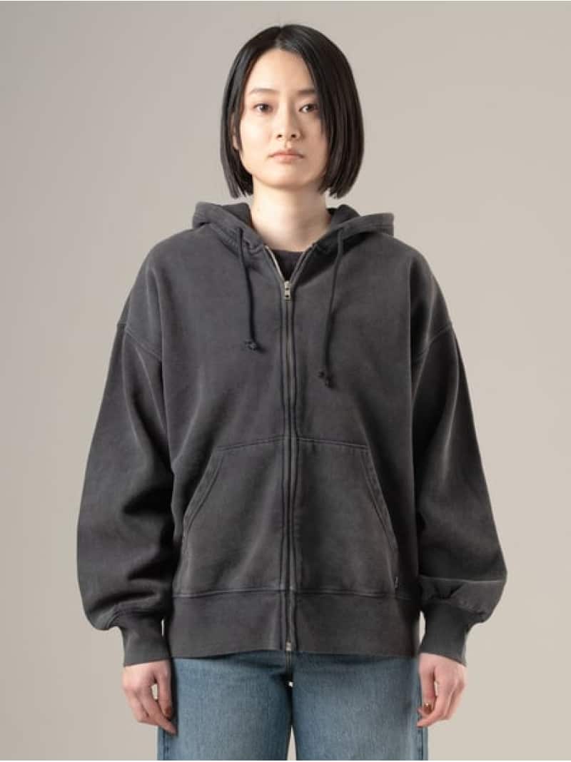 ROSE(サクラ色)着付ける ヴィンテージ リラックスド フルジップ フーディー Levi\u0027s リーヴァイズジーンズ トップス スウェット・トレーナー【貨物輸送無料】[ Fashion]