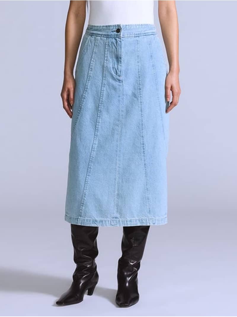BLUETAB(TM) SEAMED スカート Levi's リーバイス ワンピース・ドレス その他のワンピース・ドレス ネイビー【送料無料】[ Fashion]｜Levi&rsquo;s