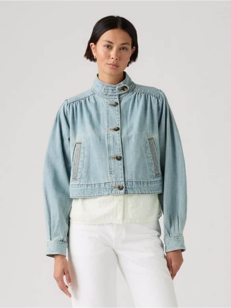 パーカー プリティ ショートコート Levi's リーバイス ジャケット・アウター その他のジャケット・アウター ネイビー【送料無料】[ Fashion]