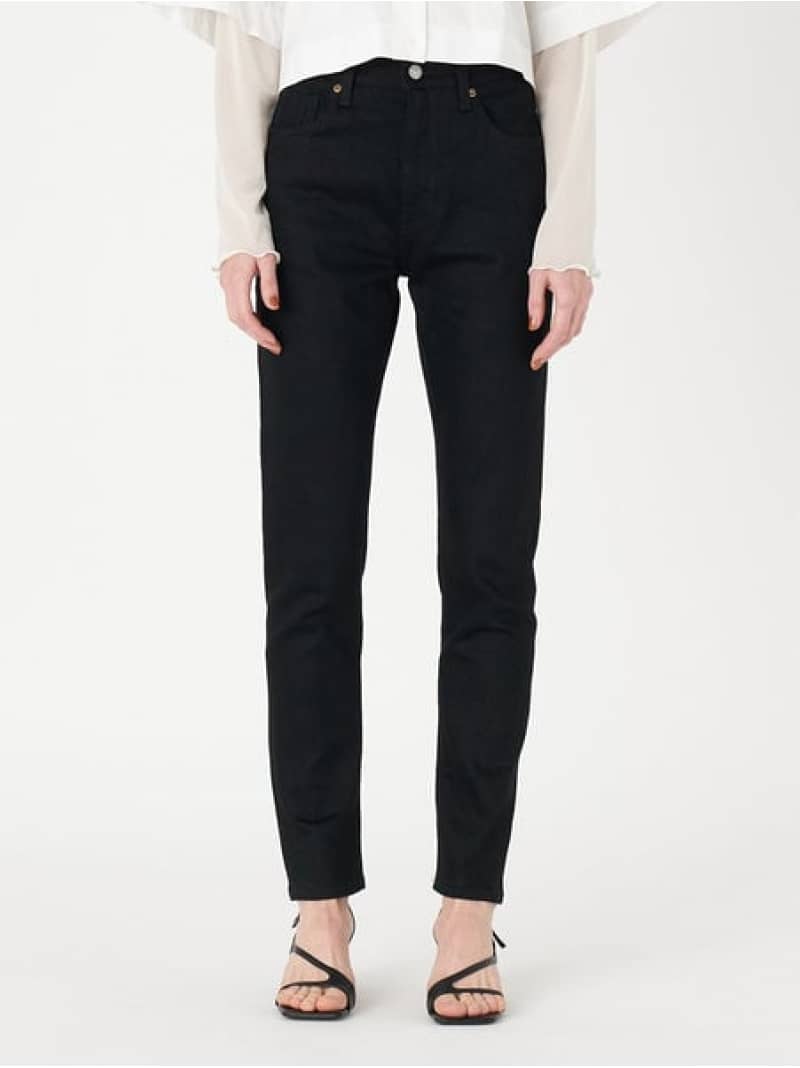 ハイライズ スリムジーンズ ブラック MADE OF JAPAN Levi's リーバイス パンツ その他のパンツ ブラック【送料無料】[ Fashion] 26,400円