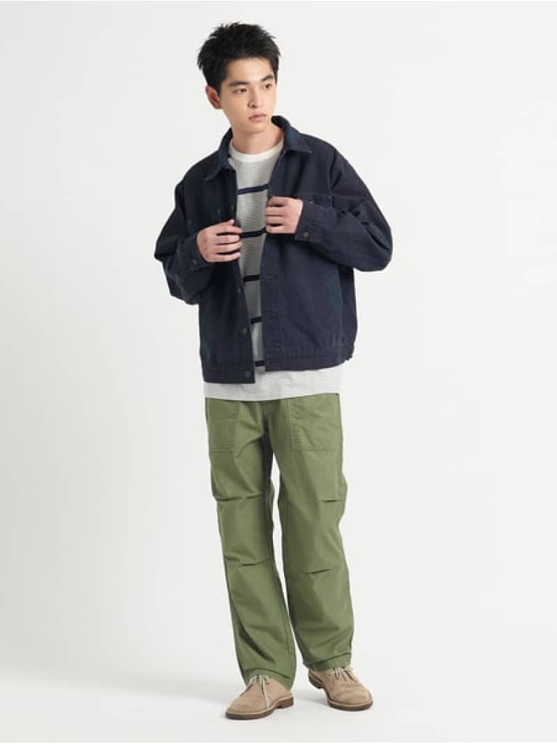 SALE／50%OFF】WORKWEAR SUNRISE トラッカージャケット ブルー DRESS 