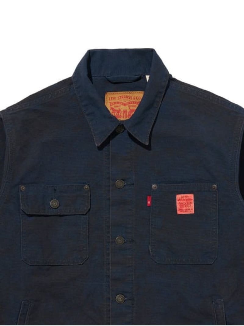 SALE／50%OFF】WORKWEAR SUNRISE トラッカージャケット ブルー DRESS