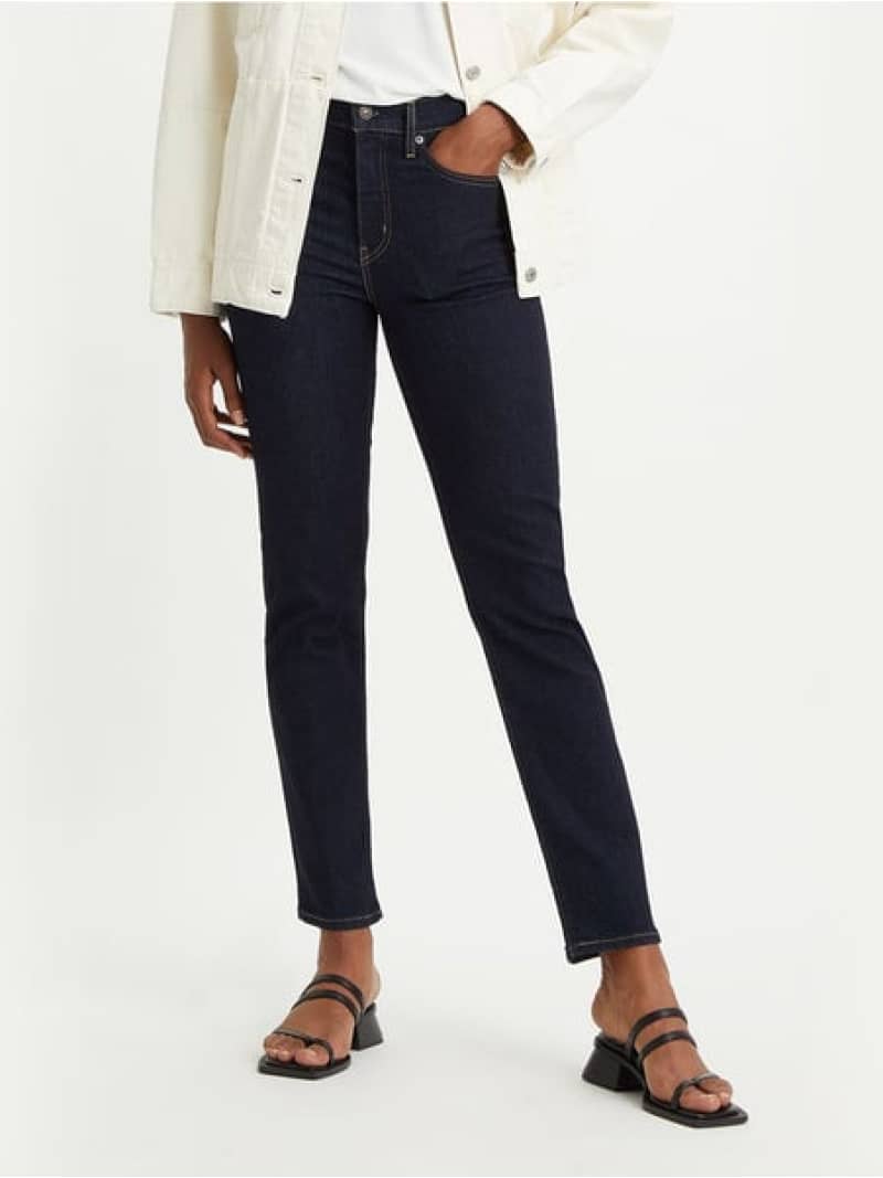 【SALE／50%OFF】724 ハイライズ ストレート ダークインディゴ Levi's リーバイス パンツ ジーンズ・デニムパンツ ブラック【RBA_E】【送料無料】[ Fashion]