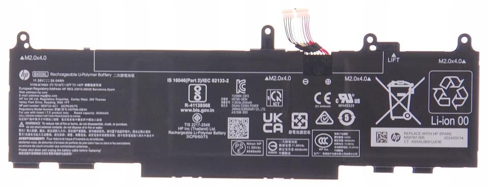 新品 完全無欠 HP EliteBook 830 845 G11 内蔵蓄電池 11.58V 56.04Wh BX03XL HSTNN-AB1D