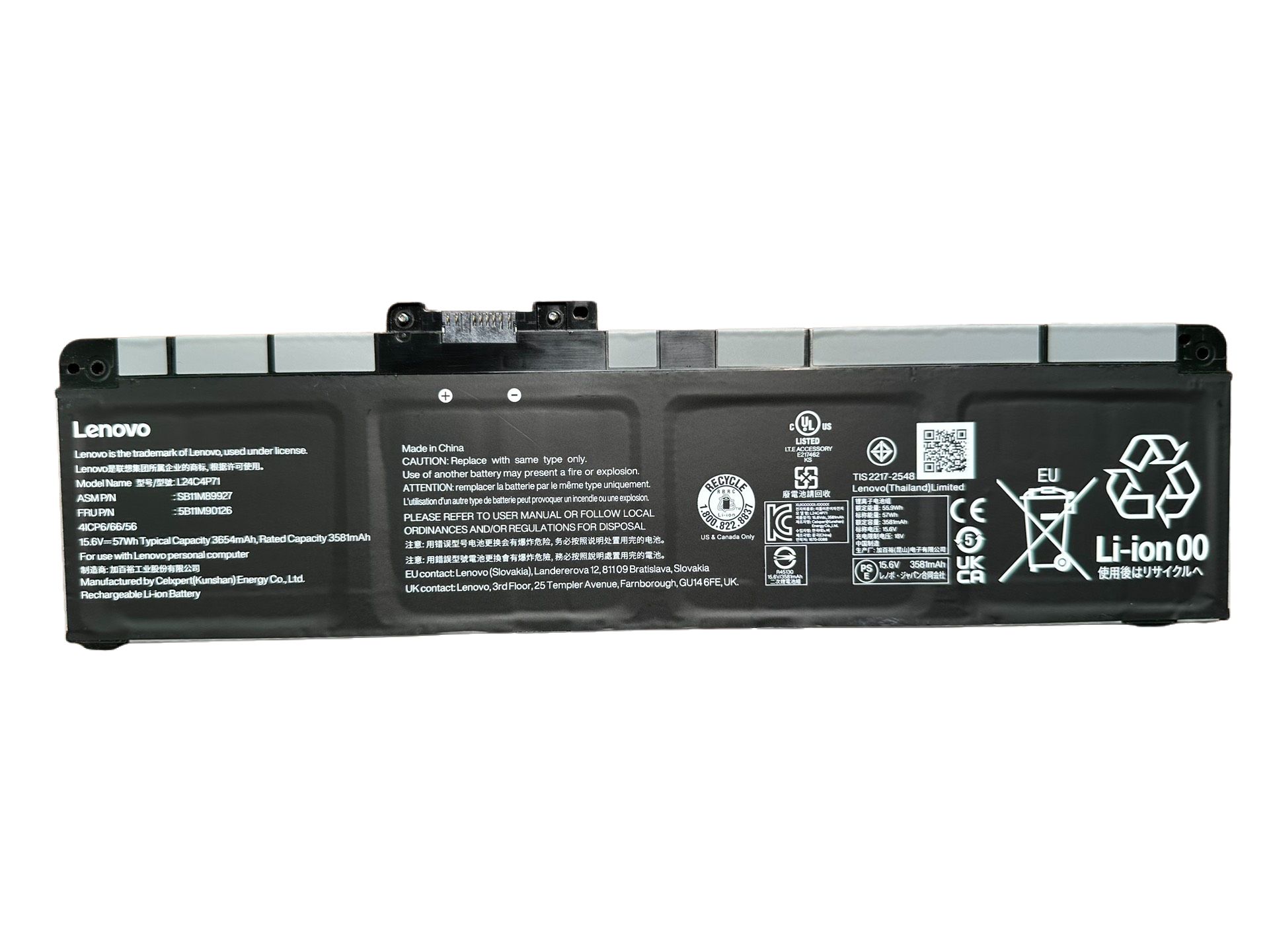 純正新品 Lenovo ThinkPad T14 gen5 バッテリー 15.6V 57Wh L23M4P72 L23B4P70 L23D4P71 L23L4P70 L23C4P73 L23B4P70 L24C4P71 L24N4P70 L24D4P71