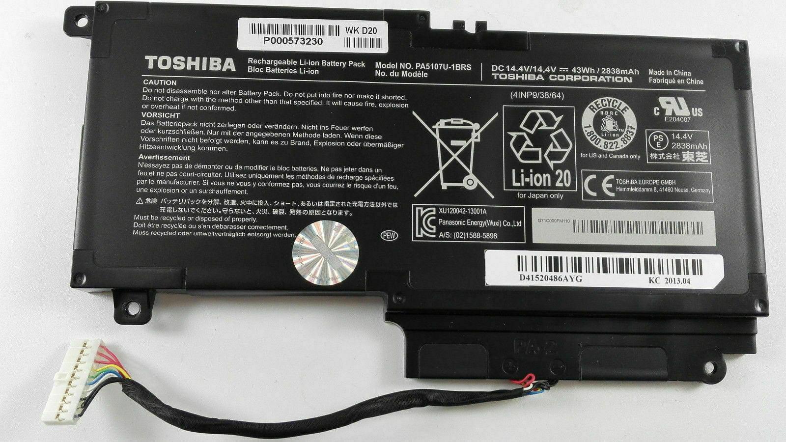 純正新品 Toshiba Dynabook T653 T552 T553 T554 シリーズ バッテリーパック 14.4V 43Wh 10,433円