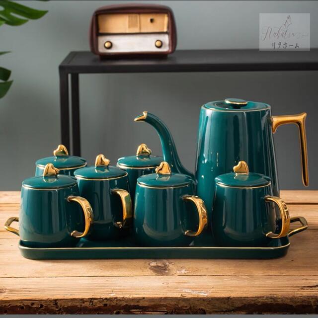 ティー・コーヒーカップセット カップ6客セット 陶磁器ティーセット