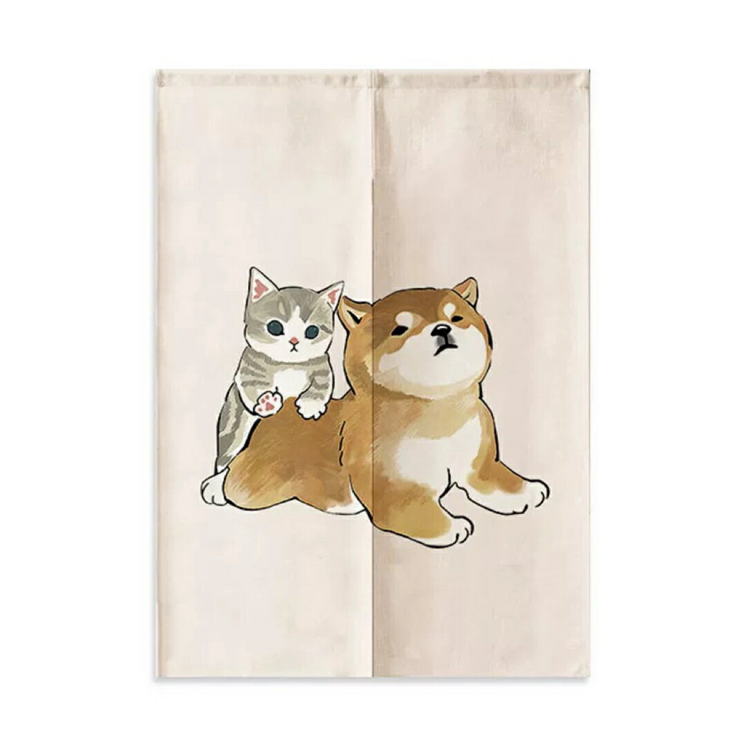 のれん ロング 暖簾 80&times;150 間仕切り ネコ　洋風 輸入雑貨 猫柄｜Sinessy 店