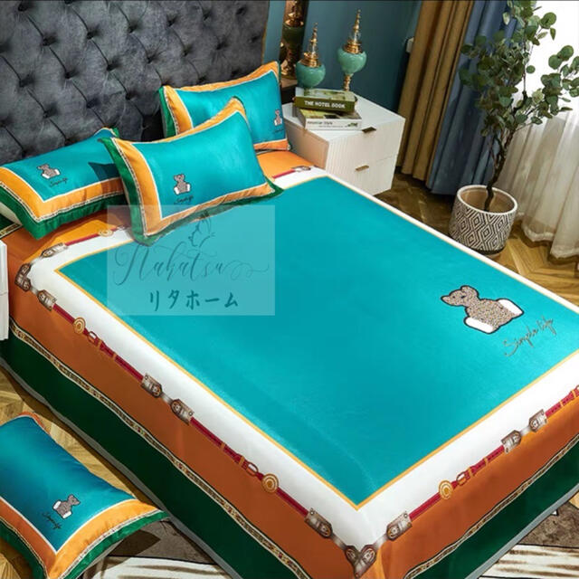 ワイドダブル ベッド用品3点セット ．寝具 枕カバー ベッドパッド 夏用 涼感｜Sinessy 店