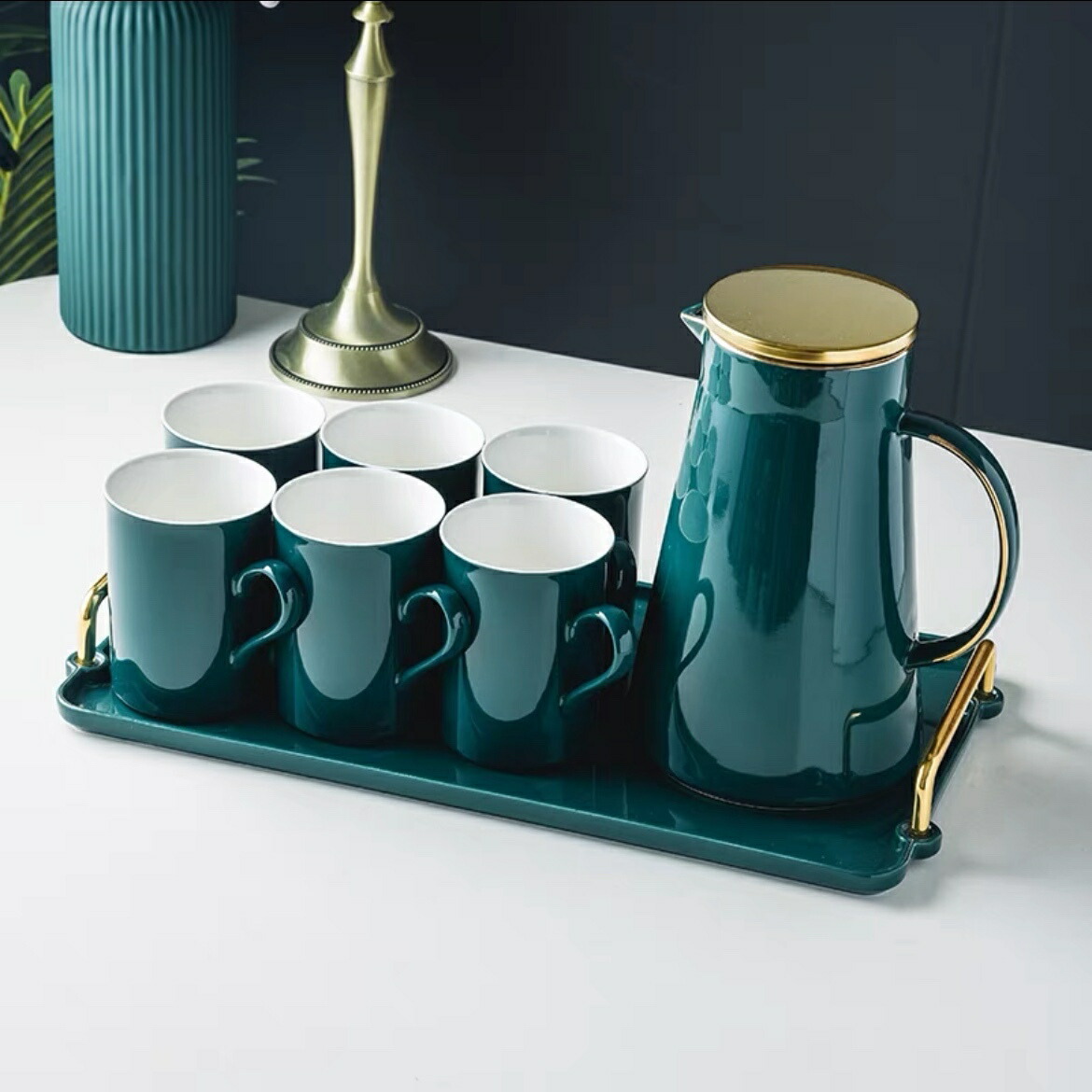 高級感ティー・コーヒーカップセット ティーカップ 6客セット 陶磁器ティーセット