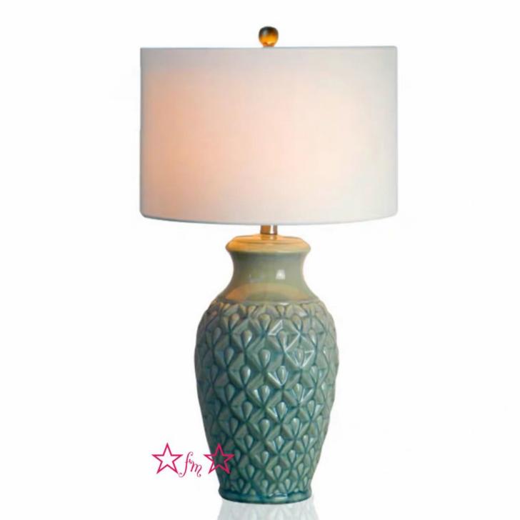 照明装置照明ランプともし火 時刻表照明ランプ 学習机ともし火 卓上ステンド ．飛び切り瀬戸もの照明ランプ 高さ72糎