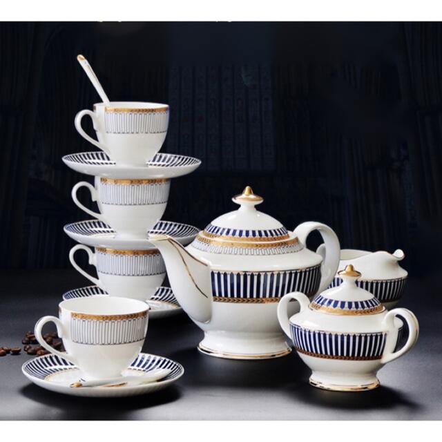 ティー・コーヒーカップセット カップ＆ソーサー6客セット ．陶磁器ティーセット｜Sinessy 店 50,179円