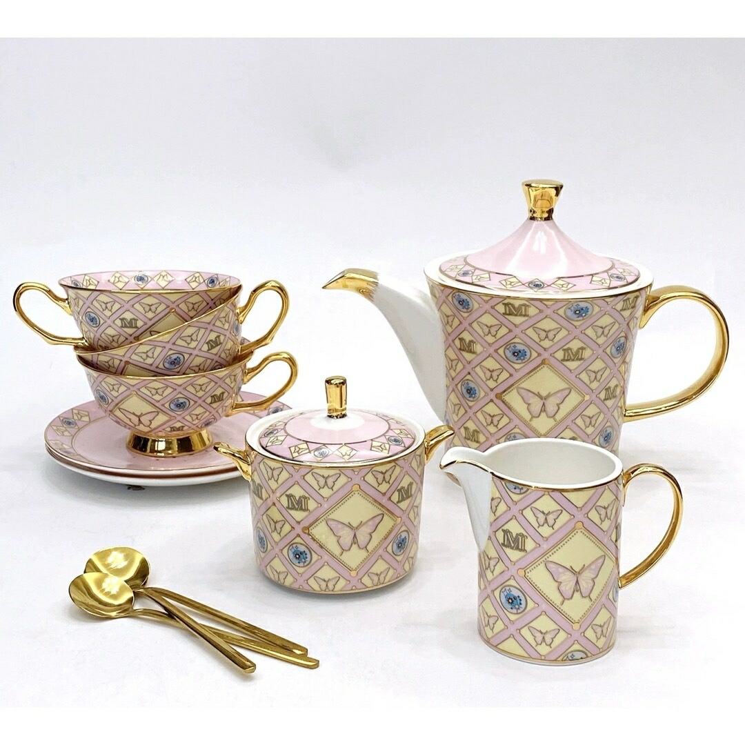 ティー・コーヒーカップセット カップ＆ソーサー6客セット 陶磁器ティーセット Sinessy 店 新生活用品｜Sinessy 店