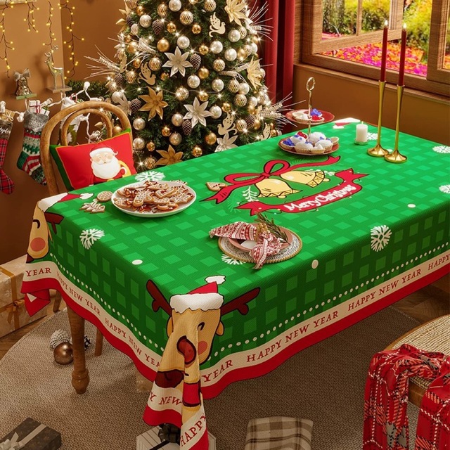 テーブルクロス 北欧 寄りあい野あそび居敷き 時刻表居敷き クリスマス