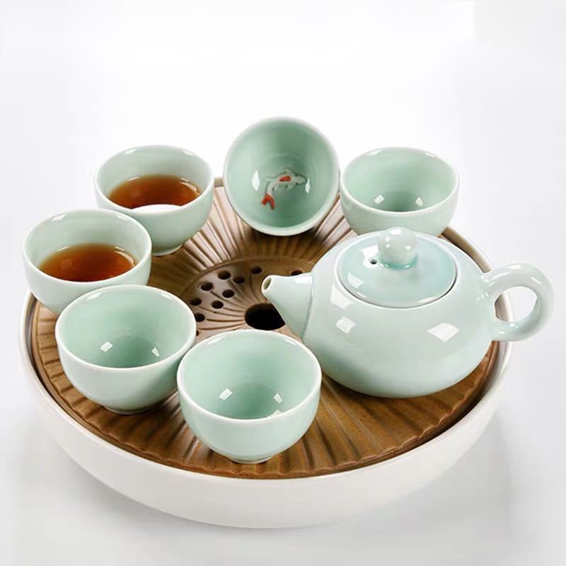 6客茶器揃 湯呑 急須 ポット 茶器セット ティーセット 26,875円