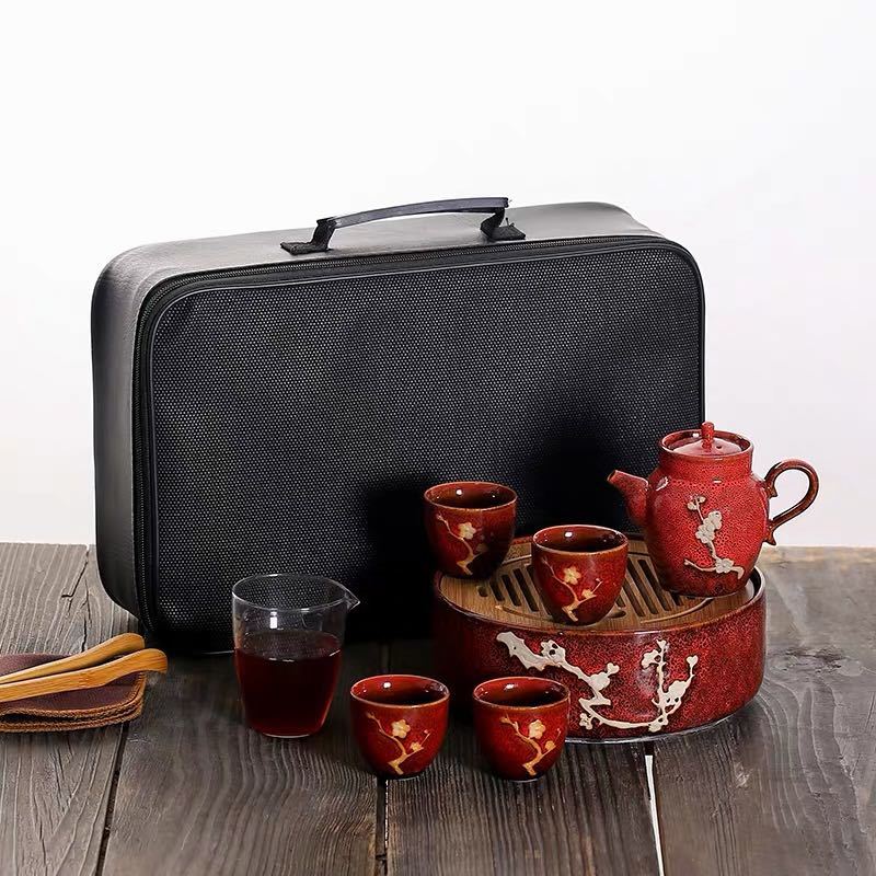 4客茶器揃 湯呑 急須 ポット ．茶器セット ティーセット