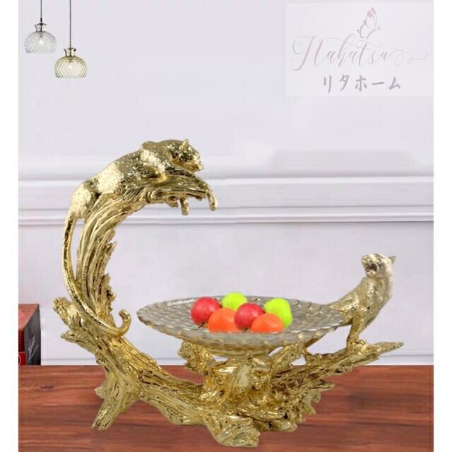 御前上等果物皿 黄金時代皿 御菓子皿、フルーツ一皿 晴れ晴れしい 果物カゴ 御菓子鉢